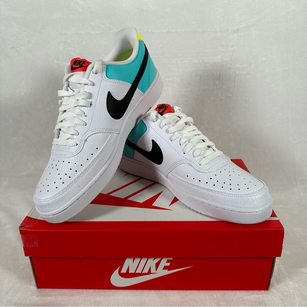 Nike Court Vision Low Women's Basketball Sneakers CZ9352 White/Colorful Size 11